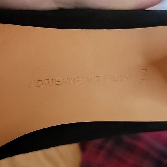 Adrienne Vittadini Black Suede Platform Pumps Size 10M - Picture 5 of 10